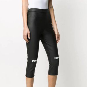 OFF-WHITE Leather Style Leggings BNWT - Size 40